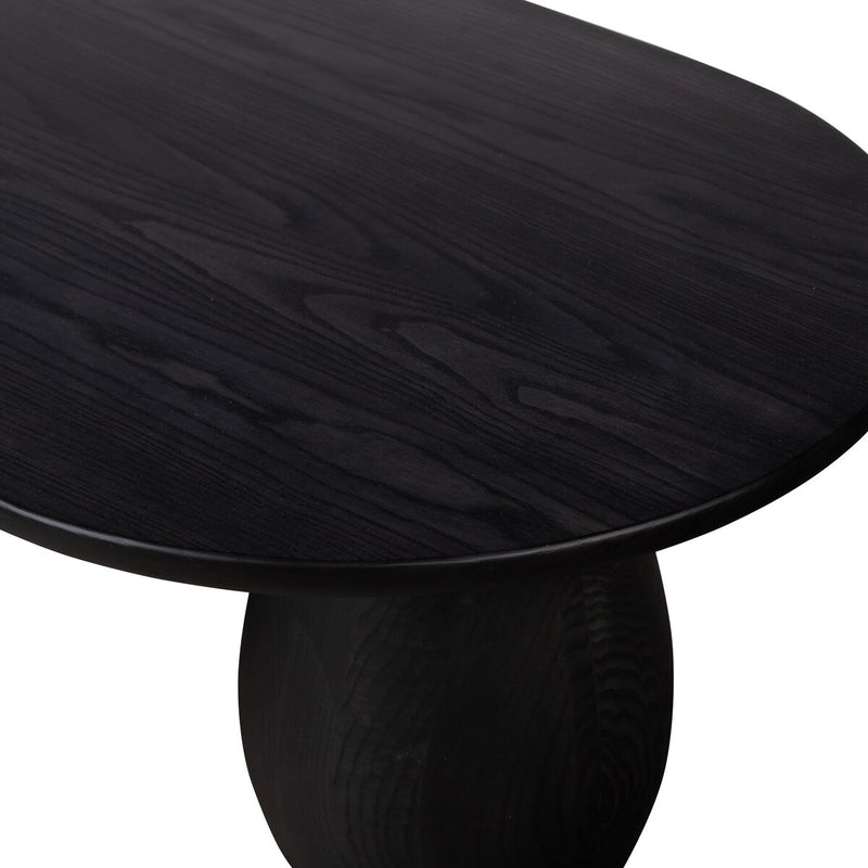 Merla Wood Coffee Table - Black Wash Ash