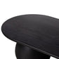 Merla Wood Coffee Table - Black Wash Ash
