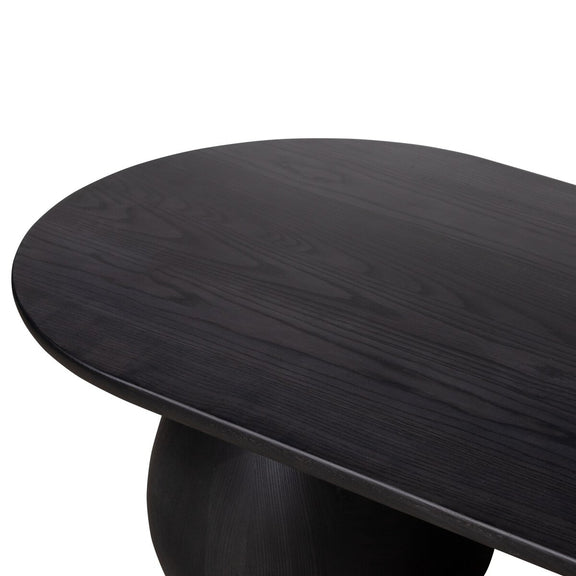 Merla Wood Coffee Table - Black Wash Ash