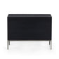 Trey Large Nightstand - Black Wash Poplar