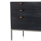 Trey Large Nightstand - Black Wash Poplar