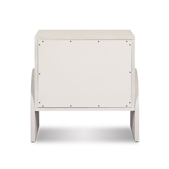 Cressida Nightstand - Ivory Painted Linen