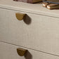 Cressida Nightstand - Ivory Painted Linen