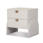 Cressida Nightstand - Ivory Painted Linen