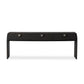 Cressida Console Table - Black Linen