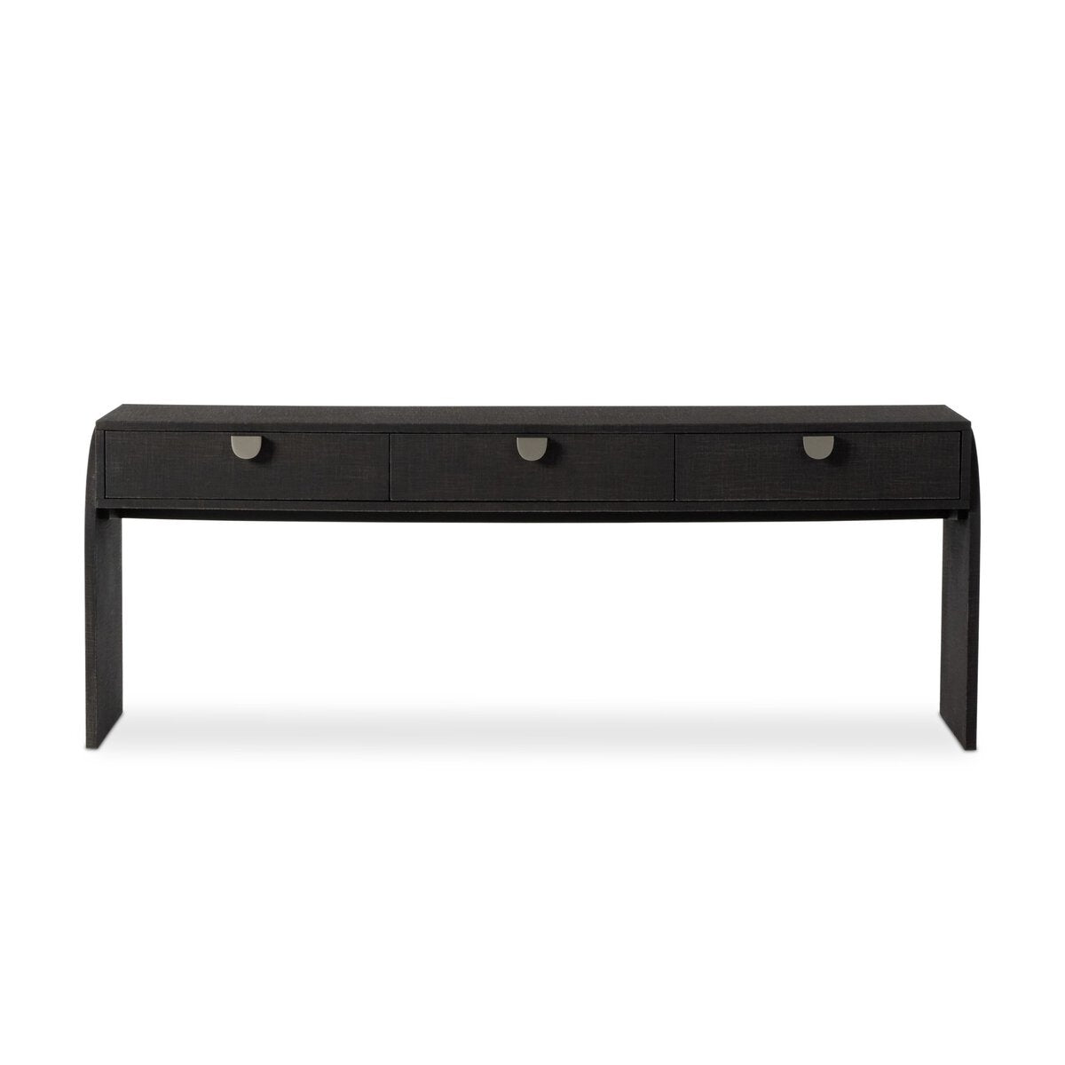 Cressida Console Table - Black Linen