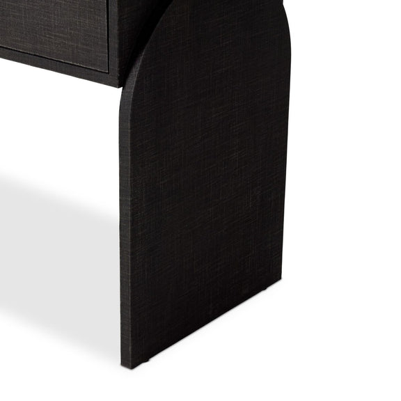 Cressida Console Table - Black Linen