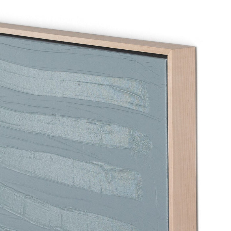 Free Form Lines I by The Holly Collective - Natural Maple Floater