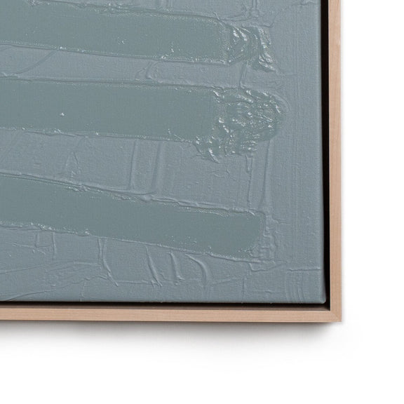 Free Form Lines I by The Holly Collective - Natural Maple Floater