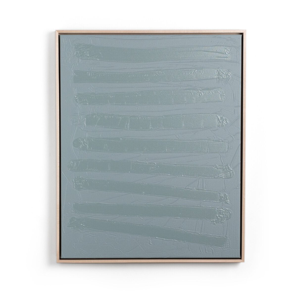 Free Form Lines I by The Holly Collective - Natural Maple Floater