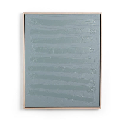 Free Form Lines I by The Holly Collective - Natural Maple Floater