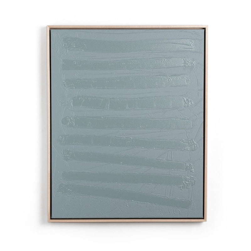 Free Form Lines I by The Holly Collective - Natural Maple Floater