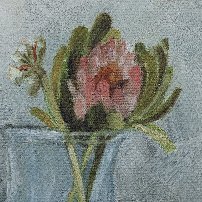 Protea Still Life by Shaina Page - Natural Maple Floater