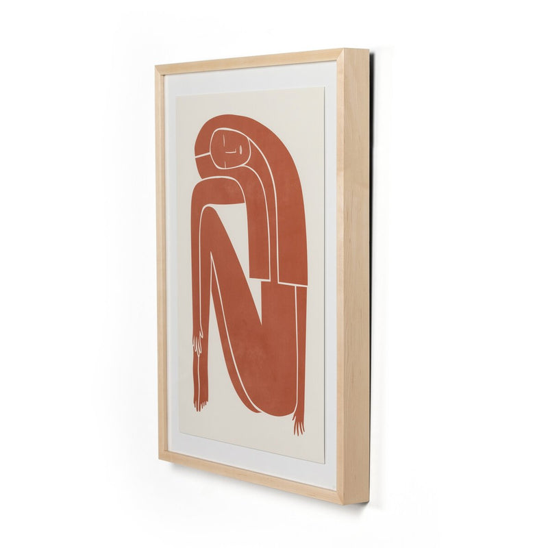 Figurative Figure Terracotta by Roseanne Kenny - Natural Maple