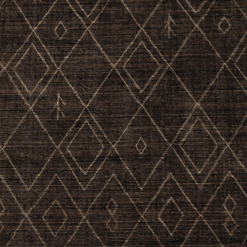 Nador Moroccan Hand Knotted Rug - Espresso