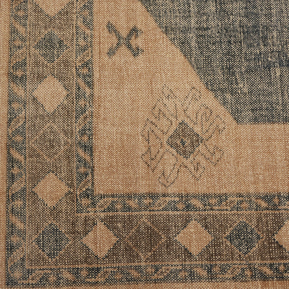 Samsa Hand Knotted Rug - Samsa Navy