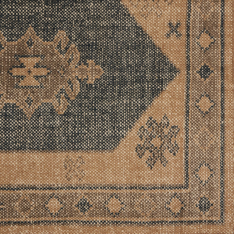 Samsa Hand Knotted Rug - Samsa Navy
