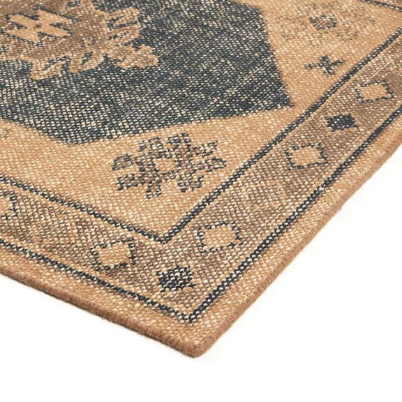Samsa Hand Knotted Rug - Samsa Navy