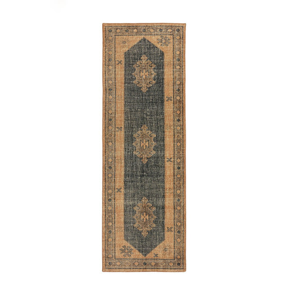 Samsa Hand Knotted Rug - Samsa Navy