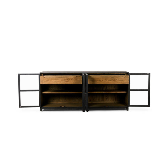 Millie Large Sideboard - Drifted Oak Solid