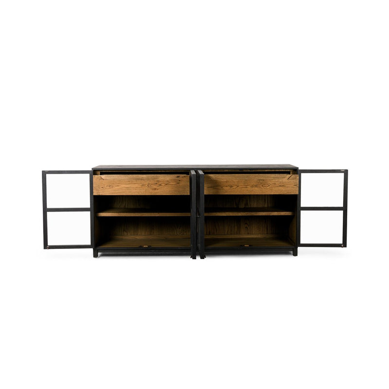 Millie Large Sideboard - Drifted Oak Solid