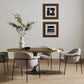 Evans Oval Dining Table - Reclaimed Burnt Oak