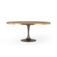Evans Oval Dining Table - Reclaimed Burnt Oak