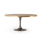 Evans Oval Dining Table - Reclaimed Burnt Oak