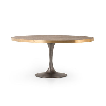 Evans Oval Dining Table - Reclaimed Burnt Oak