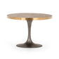 Evans Oval Dining Table - Reclaimed Burnt Oak