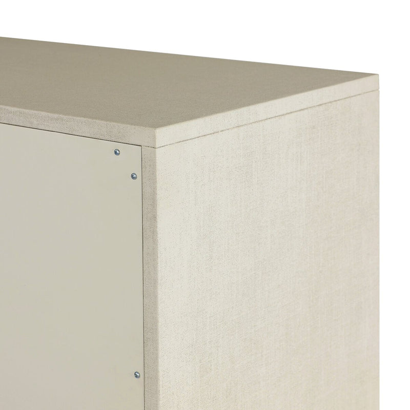 Cressida Bar Cabinet - Ivory Painted Linen