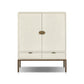 Cressida Bar Cabinet - Ivory Painted Linen