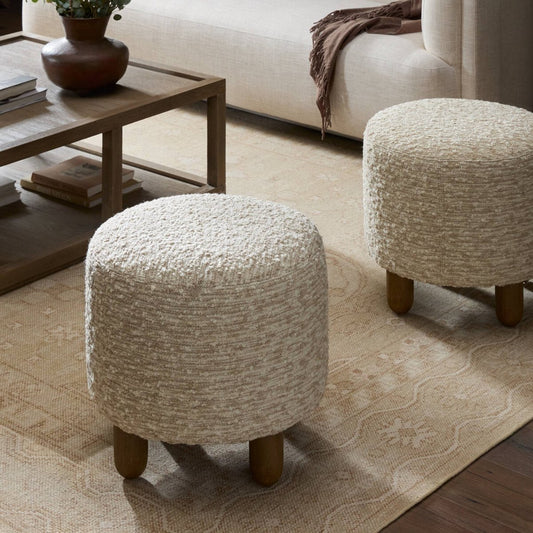 Aniston Ottoman - Solema Cream