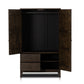 Ophelia Armoire - Aged Brown