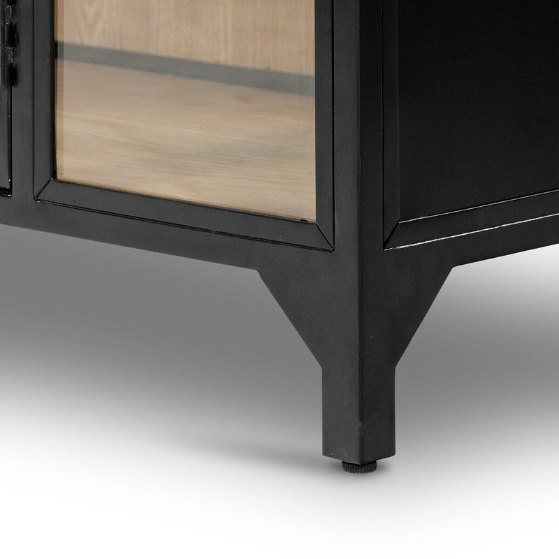 Belmont Cabinet - Black - Oak