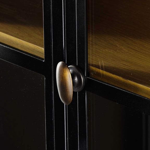 Belmont Cabinet - Black - Oak