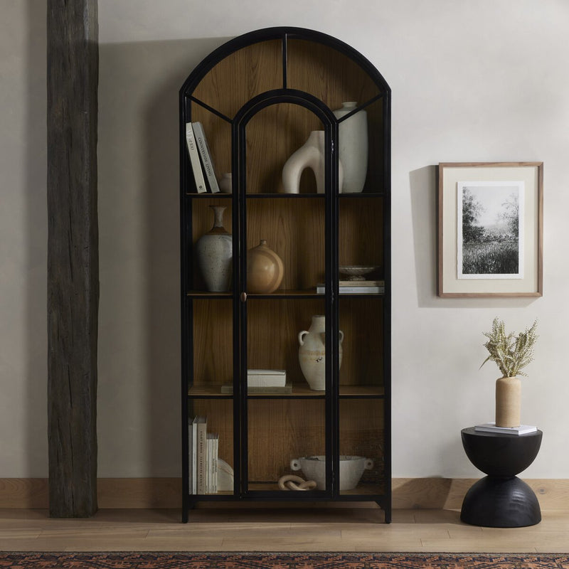 Belmont Cabinet - Black - Oak