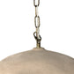 Organic Ceramic Pendant - Light Sand Porcelain Ceramic