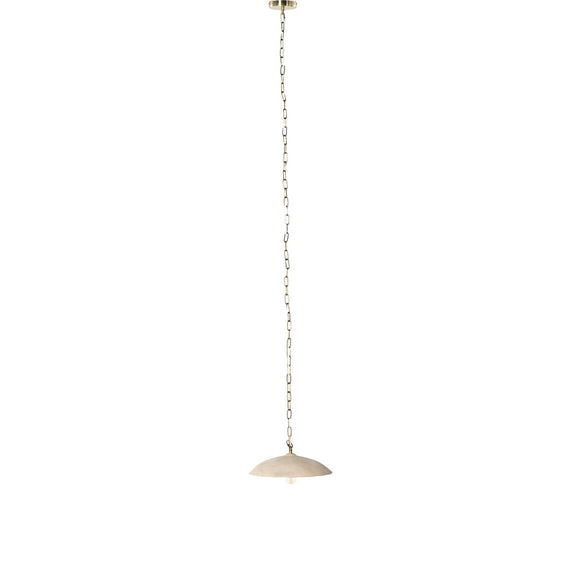 Organic Ceramic Pendant - Light Sand Porcelain Ceramic