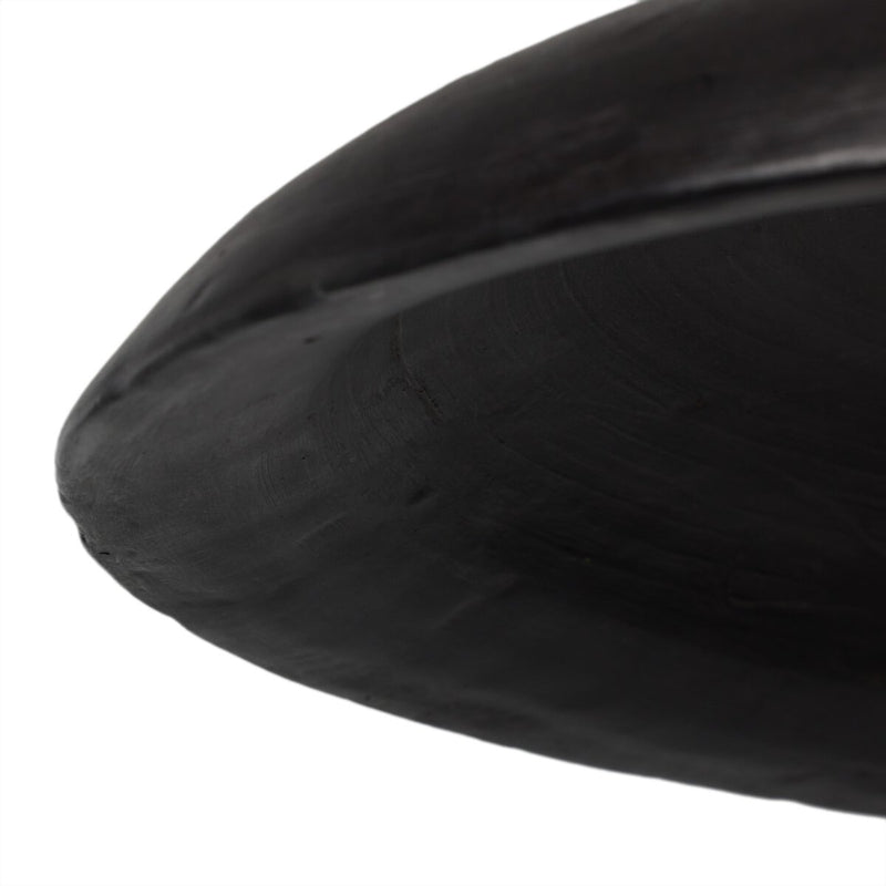 Organic Ceramic Pendant - Aged Black Terracotta
