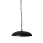 Organic Ceramic Pendant - Aged Black Terracotta
