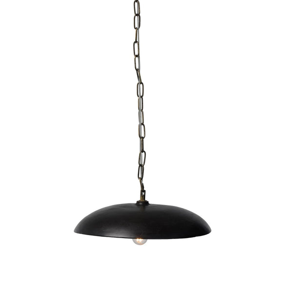 Organic Ceramic Pendant - Aged Black Terracotta