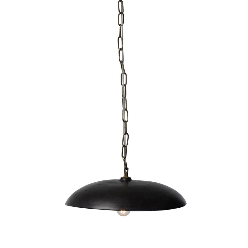 Organic Ceramic Pendant - Aged Black Terracotta