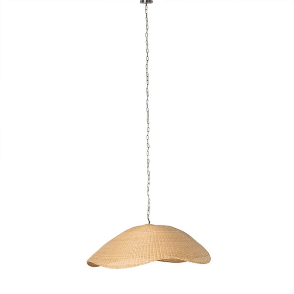 Overscale Woven Rattan Pendant - Natural Rattan