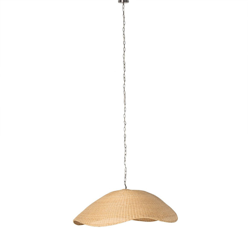 Overscale Woven Rattan Pendant - Natural Rattan