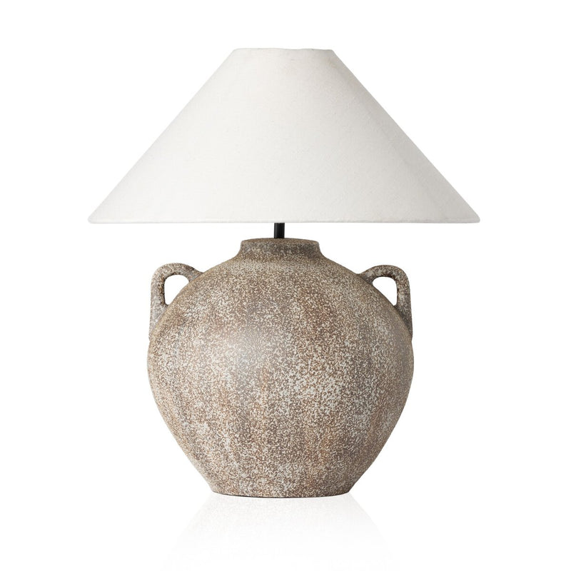 Mays Table Lamp - Vintage Brown Ceramic
