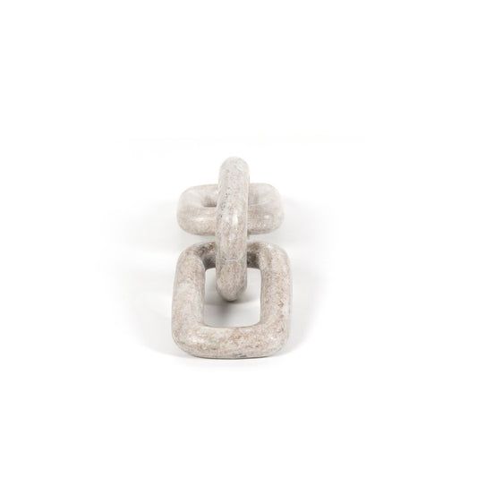 Marble Chain - Creamy Taupe Marble