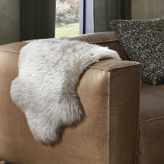 Lalo Ombre Throw - Light Grey Ombre