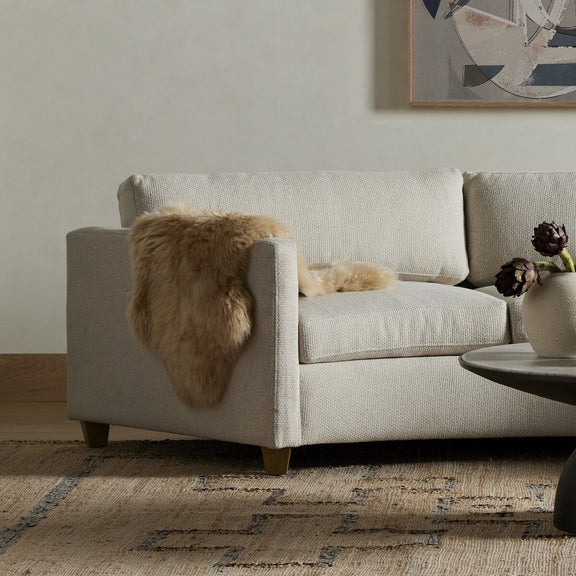 Lalo Ombre Throw - Beige Ombre