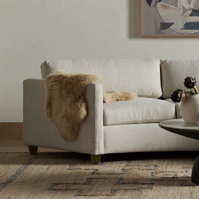 Lalo Ombre Throw - Beige Ombre